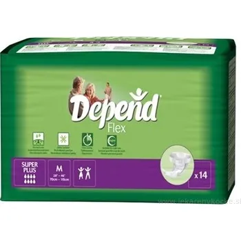 Inkontinenční kalhotky Kimberly-Clark DEPEND Flex SUPER PLUS MEDIUM 14 ks