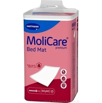 Inkontinenční podložka Paul Hartmann AG MoliCare Premium Bed Mat 7 kapek 60×60 cm, 25 ks – absorpční podložky pro inkontinenci