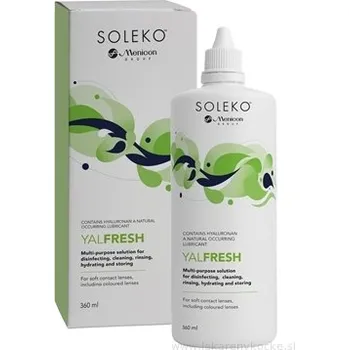 Kontaktní čočky YALFRESH roztok na kontaktní čočky s kyselinou hyaluronovou 360 ml