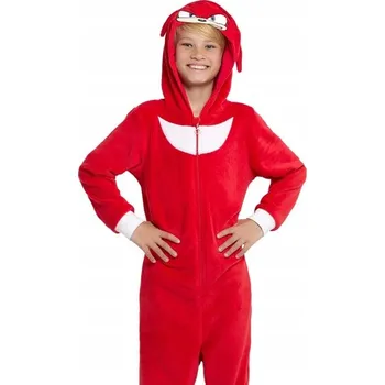 Karnevalový kostým DĚTSKÝ KOMBINEZON KNUCKLES KOLCZATKA HRA POHÁDKA DELUXE OPPOSUITS 98