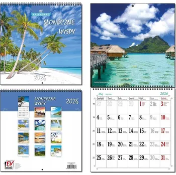 Obraz Kalendář 2026 30x60 13listový Slunečné Ostrovy