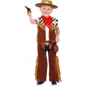 Karnevalový kostým Dětský kostým Kovboj + Příslušenství 3-6 let 98-116 cm