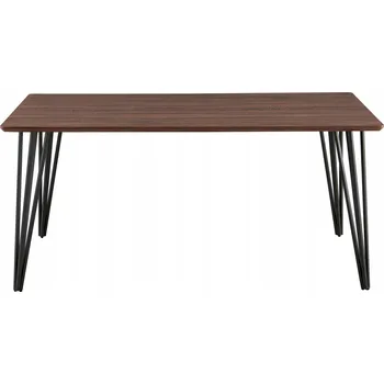 Jídelní stůl Industriální jídelní stůl z dřeva Lisbon Ořech Espresso / 180 cm