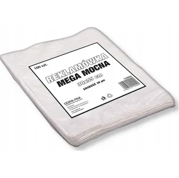 Igelitová Taška igelitový 30x55 HDPE bílý 30 mic 100 ks