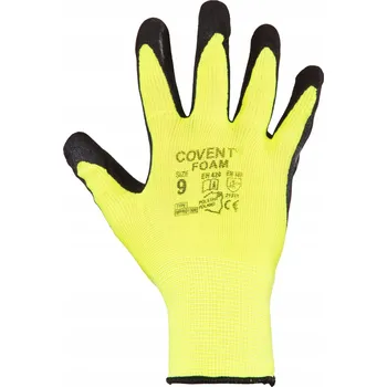 Pracovní rukavice 12x Pracovní rukavice máčené v latexu, 12 párů