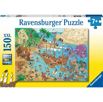 Puzzle RAVENSBURGER Puzzle Pro Děti Pirátská Zátoka 150 Dílků Od 7 Let