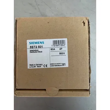 Rozvodný blok SENTRON 4P 80A 500V 1x6-16mm2 + 8x4-10mm2 DIN Siemens