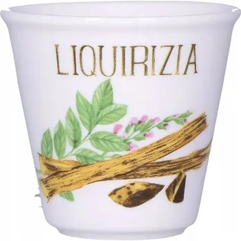 Sklenice Skleničky na likér La Porcellana Bianca Liquorelli bílé 75 Ml 6 ks
