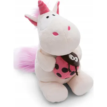 plyšák Plyšový Jednorožec Theodor s Beruškou 45cm Bílý