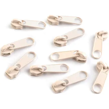 Zip Jezdec ke spirálovým zipům No 5 pro metráž typu POL, malé, 306 béžová nejsv.