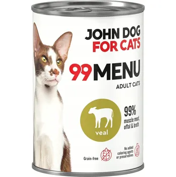 Krmivo pro psa John Dog krmivo pro psy - mokré krmivo s telecím masem 0,4 kg