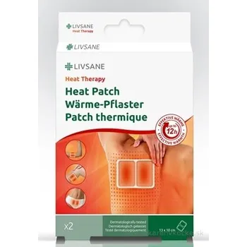 Náplast LIVSANE Heat therapy hřejivá náplast 2 ks