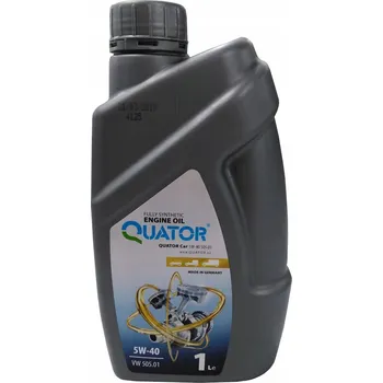 Motorový olej 5W40 NĚMECKÝ MOTOROVÝ OLEJ QUATOR CAR 505.01 6L