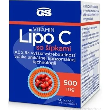 Green Swan GS Vitamin Lipo C 500 mg se šipkami – lipozomální vitamín C, 50 kapslí