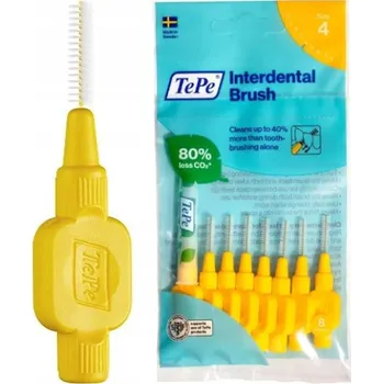 Zubní kartáček Mezizubní kartáčky TePe Original Normal 0,7 mm žluté 8 kusů