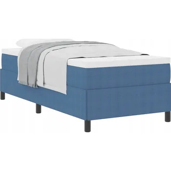 Postel Rám postele modrý sametový 203 x 83 x 35 cm