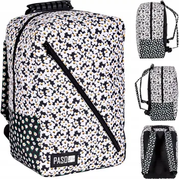 CESTOVNÍ BATOH DO LETADLA RYANAIR WIZZAIR PŘÍRUČNÍ ZAVAZADLO KVĚTINY PASO