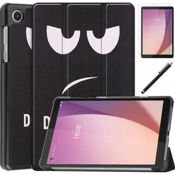 Pouzdro na tablet POUZDRO SMART COVER GRAFIKA pro Lenovo M8 4 Gen + DOTYKOVÉ PERO