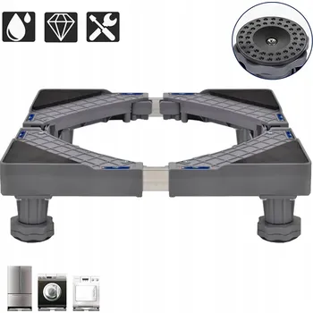 Praní a péče o prádlo PODSTAVEC POD PRAČKU LEDNIČKU ANTIVIBRAČNÍ NASTAVITELNÝ UNIVERZÁLNÍ