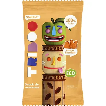 Bonbon BIO 100% ovocné měkké bonbónky jablko 25g