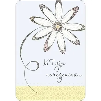 ALBI Přání AR - Květ s ražbou