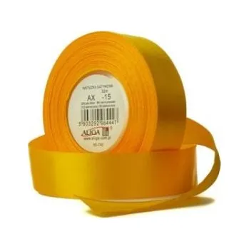 Stuha ALIGA stuha 25/32m -15 oranžová hladká