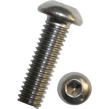 Šroub Šroub s půlkulatou hlavou ISO 7380-1 M8x20 mm, nerez A2, 1 ks