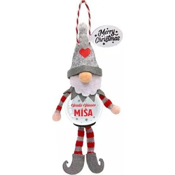 Vánoční dekorace ALBI Sněžítko skřítek - Míša