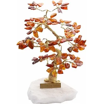 Stromeček štěstí jantar B2 cca 18 cm