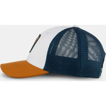 Kšiltovka QUECHUA Dětská turistická kšiltovka MH 100 BÍLÁ|MODRÁ|ZELENÁ