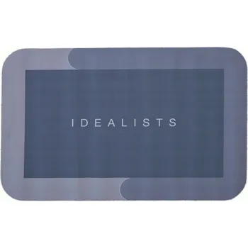 Koberec Protiskluzová předložka Idealists, 50x80, modrá, koupelna, Mujkoberec Original - 1 rok na vrácení + DOPRAVA ZDARMA k Vám i zpět