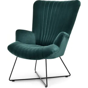 Křeslo Mebel Partner Nuttshell (zelená + černá)