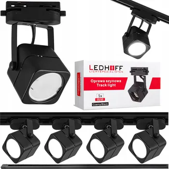 Bodové svítidlo Lišta pro lištový systém 1m, 4x LED reflektor GU10, lištové osvětlení