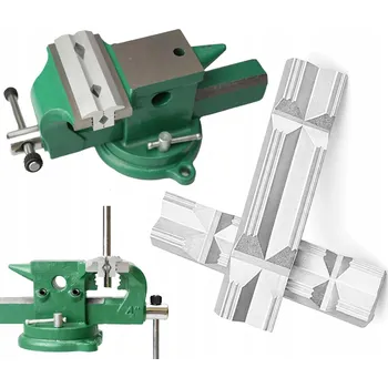 Svěrák Ochranné hliníkové čelisti pro svěrák, magnetické, kryt / nástavec na svěrák, 12,5 cm