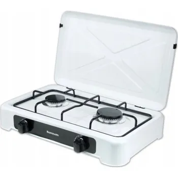 Turistický vařič Turistický plynový vařič Ravanson K02T, 2 plotýnky, ocelový, 3710 W