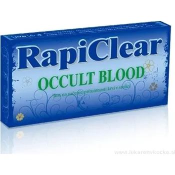Diagnostický test RapiClear OCCULT BLOOD 1 set