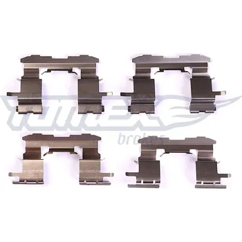 Přislušenství brzdového systému Sada příslušenství, obložení kotoučové brzdy TOMEX C TX 43-97