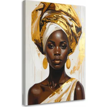 Obraz Obraz do obýváku ložnice kanceláře, Portrét černošky 20x30