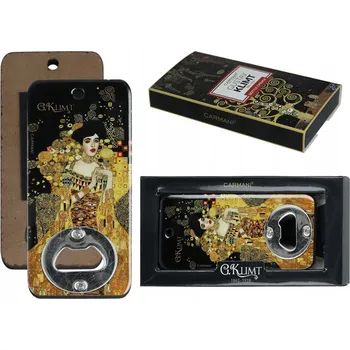 Otvírák OTVÍRÁK NA LAHVE KOVOVÝ GUSTAV KLIMT ADÉLA MALÍŘSTVÍ DÁREK PRO NĚJ