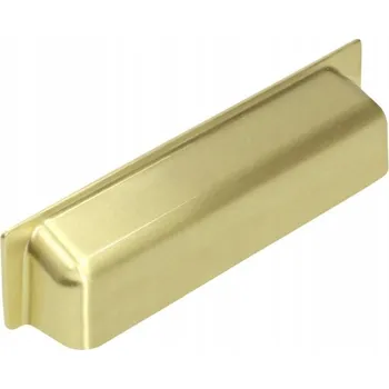 Nábytkové kování Nábytková úchytka UP11 zlatá matná GAMET mušle 96mm
