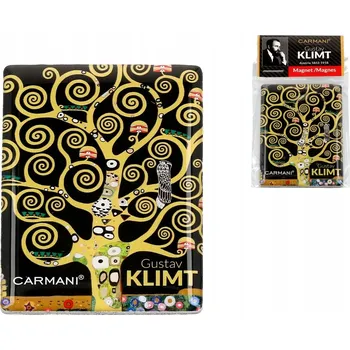 Dekorativní magnet MAGNET NA LEDNIČKU GUSTAV KLIMT STROM ŽIVOTA OZDOBNÝ MAGNET SUVENÝR