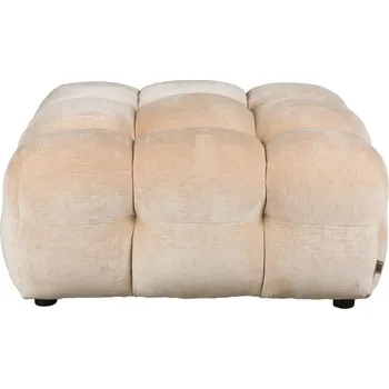 Pohovka Béžová sametová modulární podnožka Hackman – Dutchbone ID_1752508