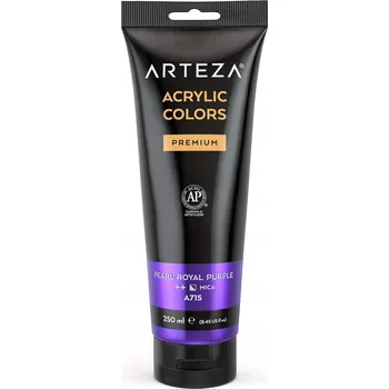Vodová barva ARTEZA PREMIUM Akrylová Barva metalická perleťová A715Color 250 ml