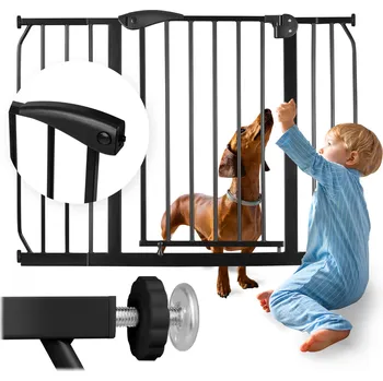 Dětská zábrana Zábrana na schody černá Nukido 718300