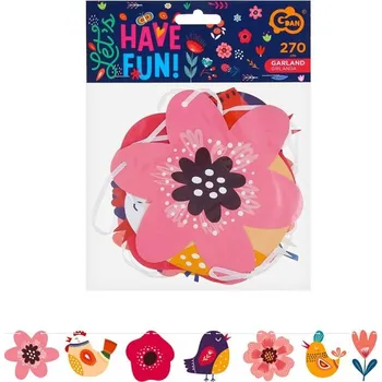 Girlanda Summer-Have Fun papírová 2,7m