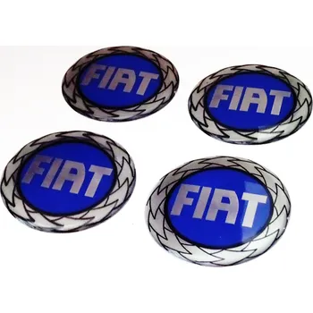 Poklice na kolo EMBLÉMY SAMOLEPKY LOGO NA POKLICE KOL / RÁFKY FIAT 70mm