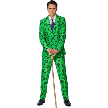 Karnevalový kostým Opposuits - Suitmaster oblek The Riddler pro muže - M