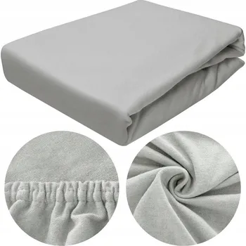 Prostěradlo Prostěradlo Jersey s gumou 180x200 Šedé