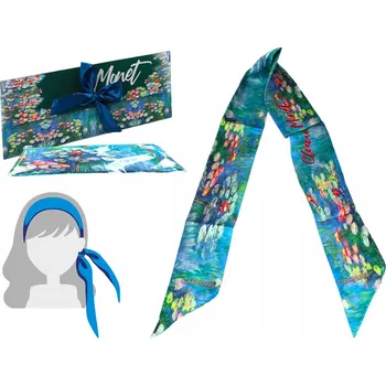 Záložka BANDELISA ZÁLOŽKA DO KNIHY CLAUDE MONET ŽENA SE SLUNEČNÍKEM DÁREK