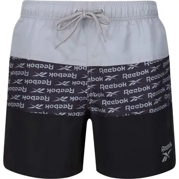 Pánské plavky Pánské plavky Reebok ALBIE XL Černá, Šedá, Tmavě šedá